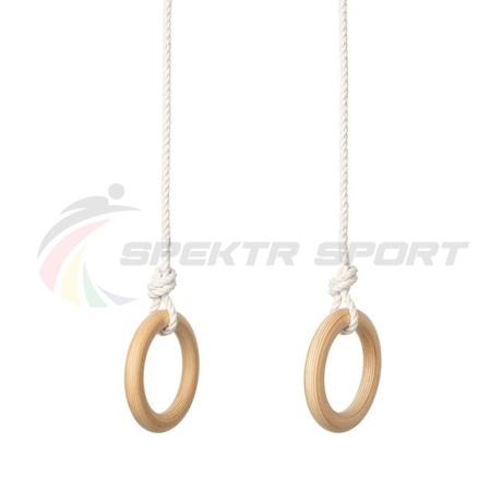 Купить Кольца гимнастические деревянные (фанера 18 мм, покрытие: эмаль, лак или пропитка) в Дагестанскиеогни 