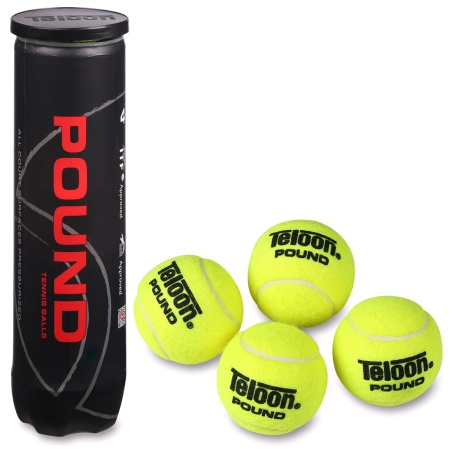 Купить Мяч для большого тенниса Teloon 828Т Р4  (4 шт) в Дагестанскиеогни 
